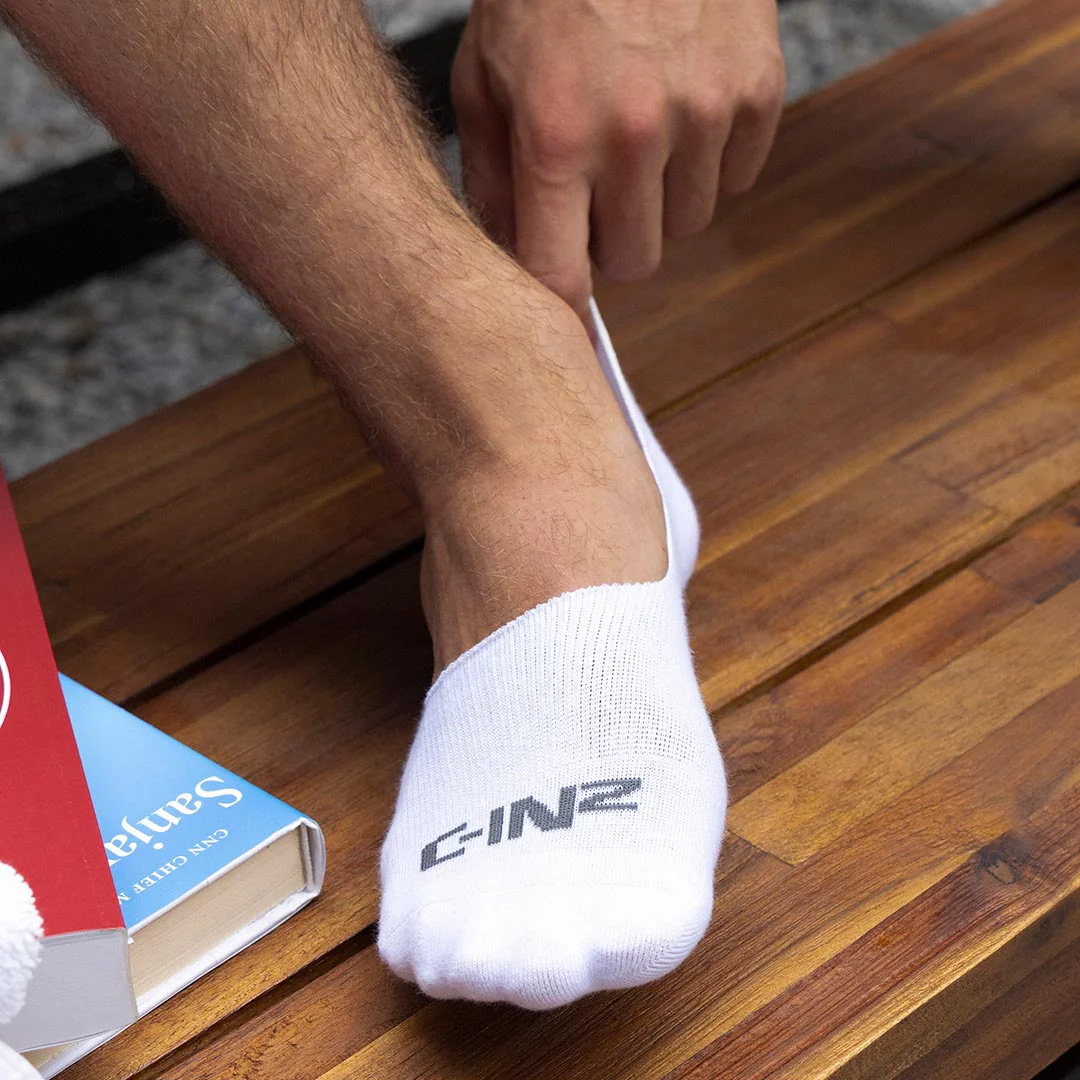 Core Low No Show Socks 3 Pack White