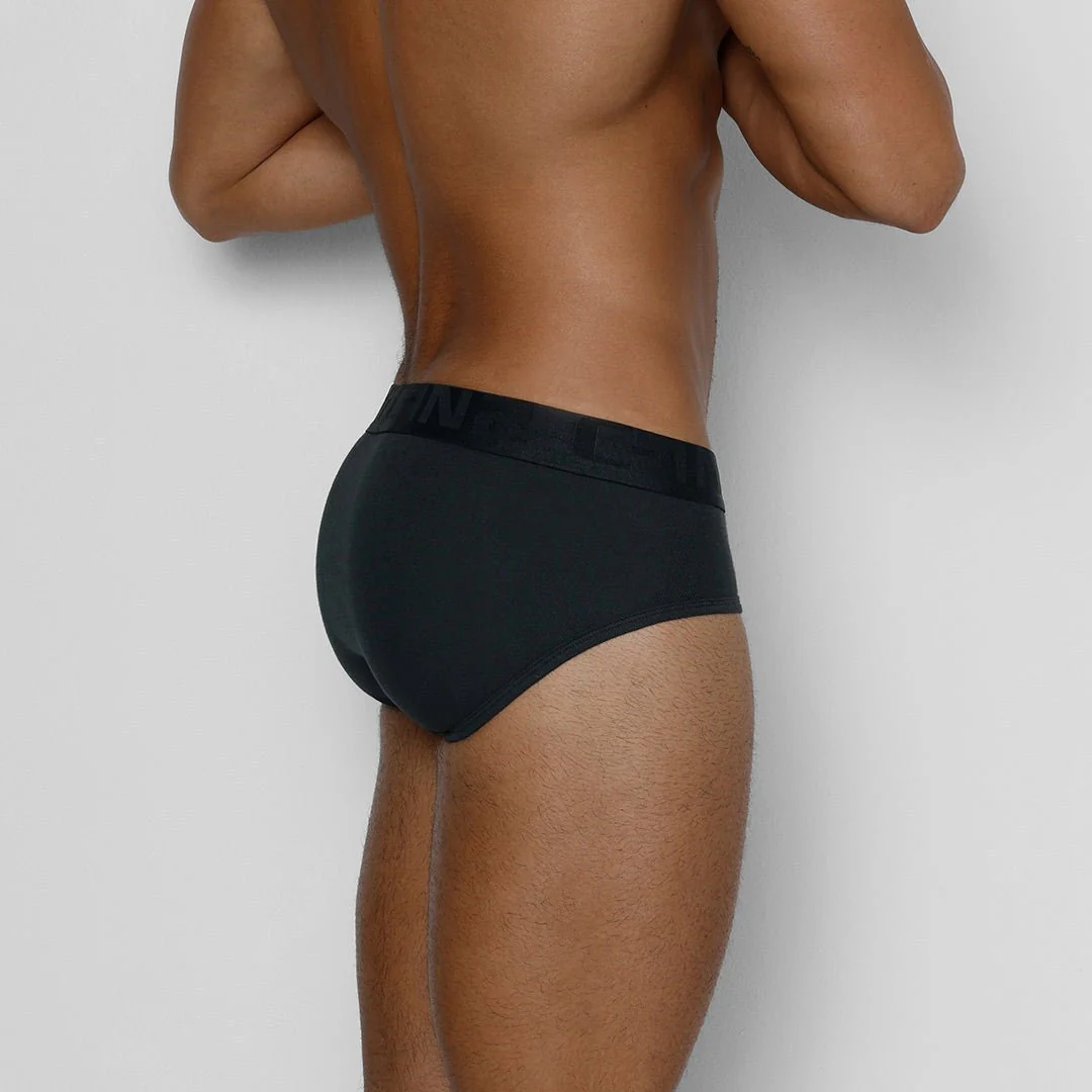 Quick-Dry Mid Rise Brief Night Navy - Image 2